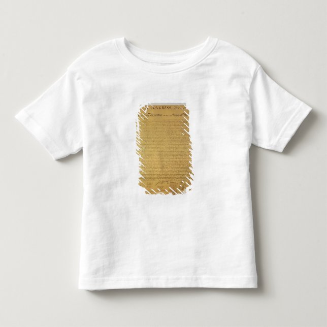 Declaration of Independence Toddler T-Shirt (Front)