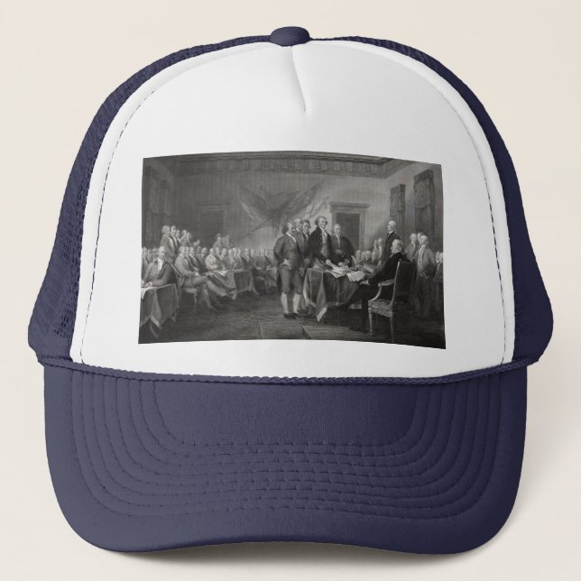 Declaration of Independence Trucker Hat (Front)