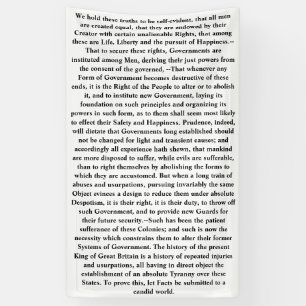 Declaration of Independence: We hold these truths Banner