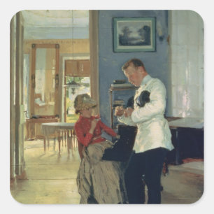 Declaration of Love, 1889-91 Square Sticker