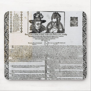 Declaration of the marriage of Frederick V Mouse Pad