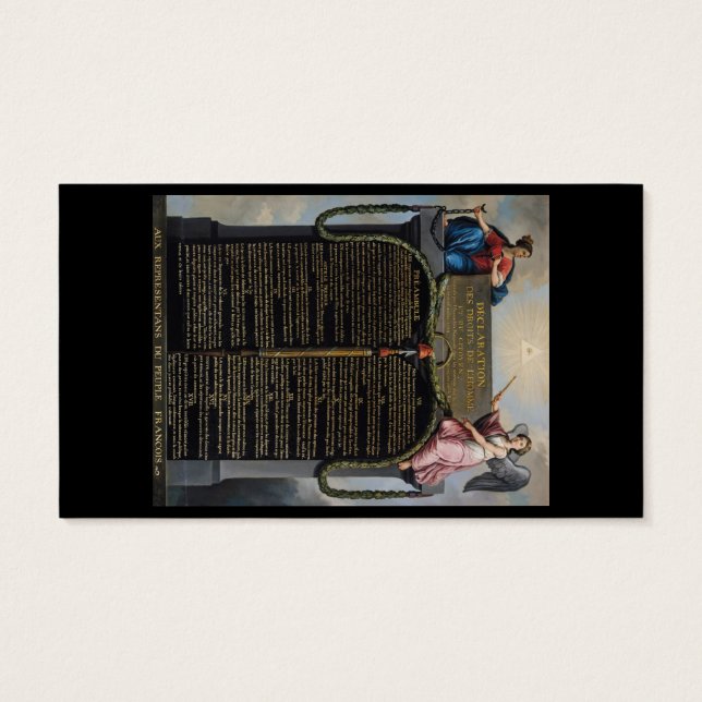 Declaration of the Rights of Man and Citizen (Back)