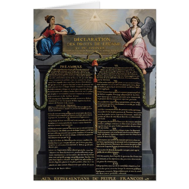 Declaration of the Rights of Man and Citizen (Front)