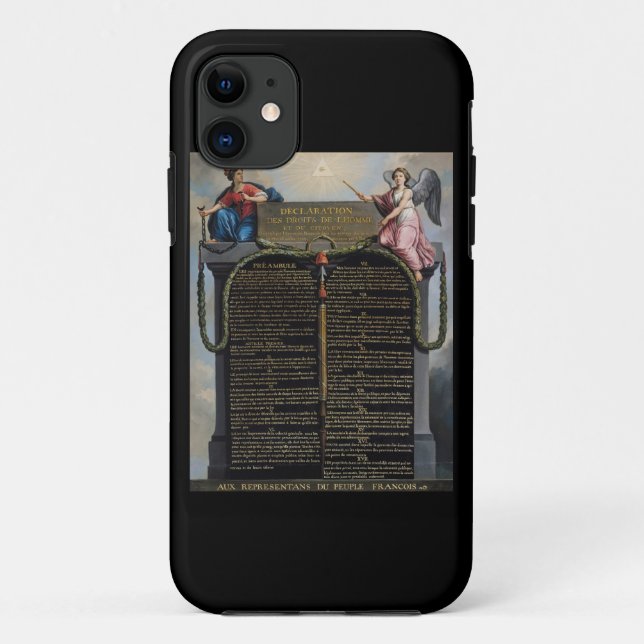 Declaration of the Rights of Man and Citizen Case-Mate iPhone Case (Back)