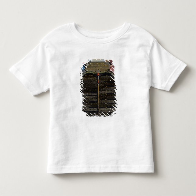 Declaration of the Rights of Man and Citizen Toddler T-Shirt (Front)