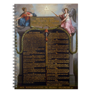 Declaration - Rights of Man and of the Citizen Notebook