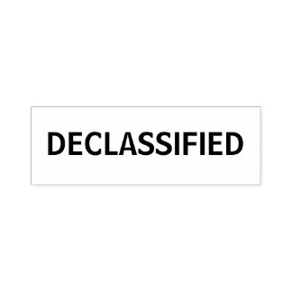 declassified self-inking stamp