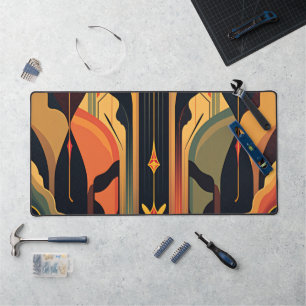 Deco Abstraction Glossy Desk Mat