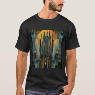 Deco Architecture At Night T-Shirt