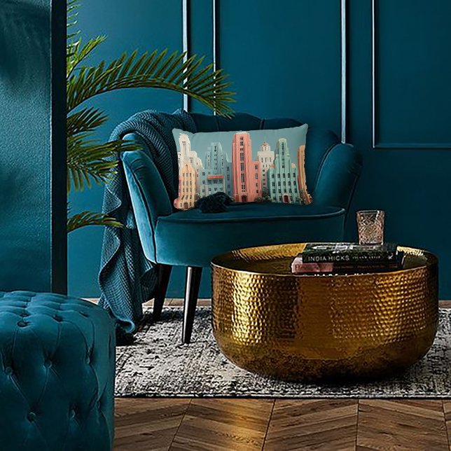 Deco Architecture Dreamscape Lumbar Cushion (Creator Uploaded)