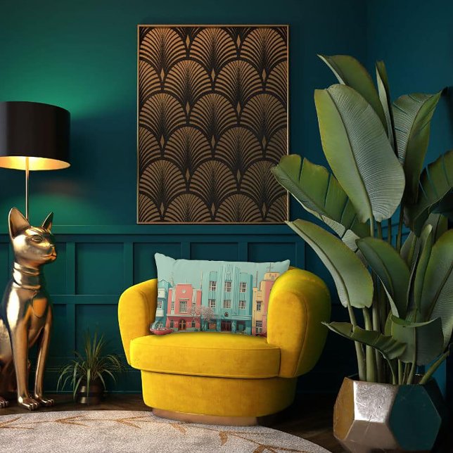 Deco Architecture Dreamscape Lumbar Cushion (Creator Uploaded)