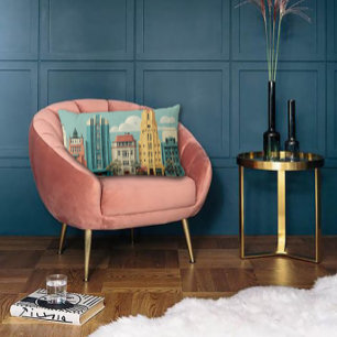 Deco Architecture Dreamscape Lumbar Cushion