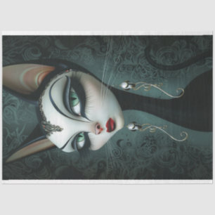 Deco Art Glamourous Cat Decoupage  Tissue Paper