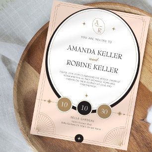 Deco Art Simple Wedding Invitations