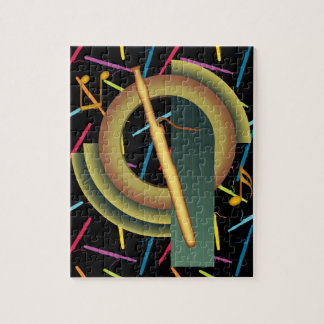 Deco Bassoon Jigsaw Puzzle