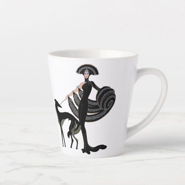 Deco Borzoi Mug (Right)