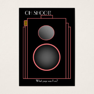 Deco Camera Bookmark (Parisian)