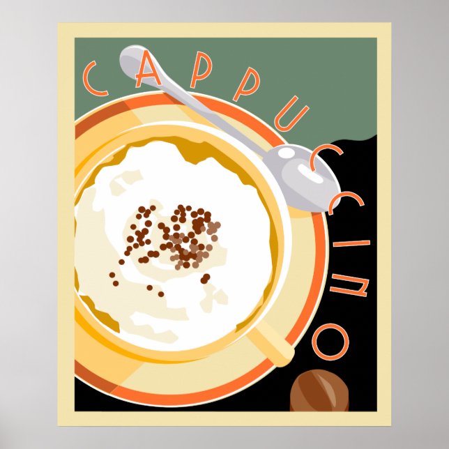 Deco Cappuccino Poster (Front)