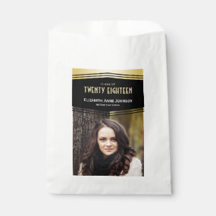 Deco Chevrons   2 Photo Graduation Party Favour Bag