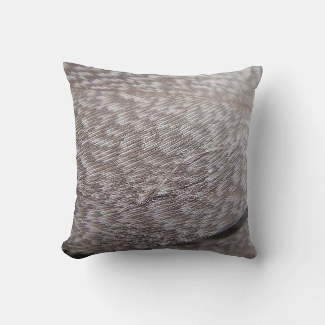 deco cushions brown feather (Front)