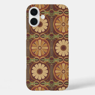 Deco Daisy Ethnic Bloom iPhone 16 Plus Case