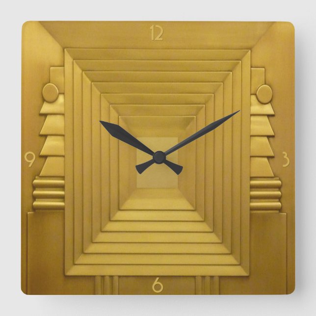 Deco Design Wall Clock (Front)