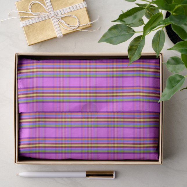 Deco Diamond Plaid DD Tissue Paper (Gift)