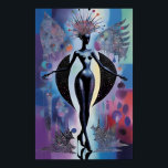 Deco Dreaming - Ken Gauge Art Poster<br><div class="desc">Deco Dreaming.  2024,  Ken Gauge.  Digital art: pop surrealism.</div>