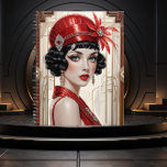 Deco Dreams Flapper Girl Planner<br><div class="desc">Sleek,  sophisticated,  and stylish — this Deco Dreams Planner channels the confidence of the Jazz Age. With its symmetrical patterns and bold forms,  it’s a perfect mix of retro charm and contemporary elegance.</div>