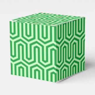 Deco Egyptian motif - jade green Favour Box