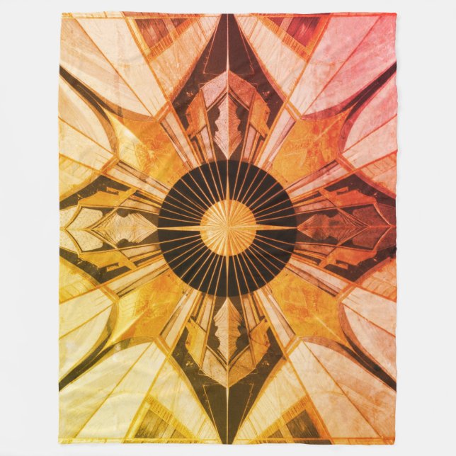 Deco Elegance Fleece Blanket (Front)