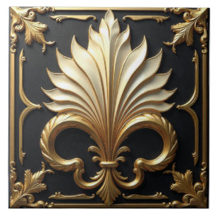 Deco Fleur Royale Ceramic Tile