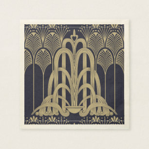 Deco Fountain Napkin