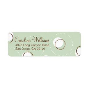 Deco Fun Return Address Label
