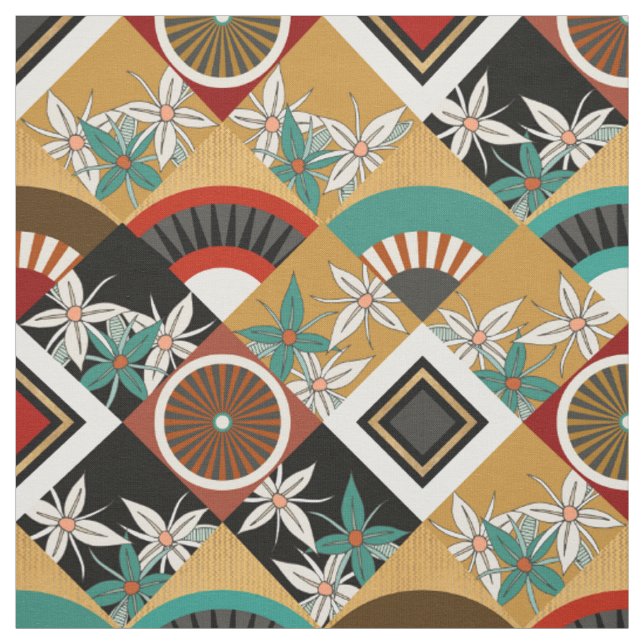 deco geo fabric (Swatch)