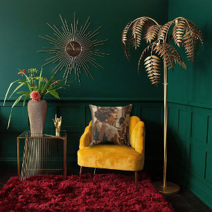 Deco Glamour Reimagined Throw Pillow