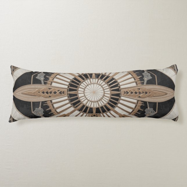 Deco Golden Dash Body Cushion (Front)