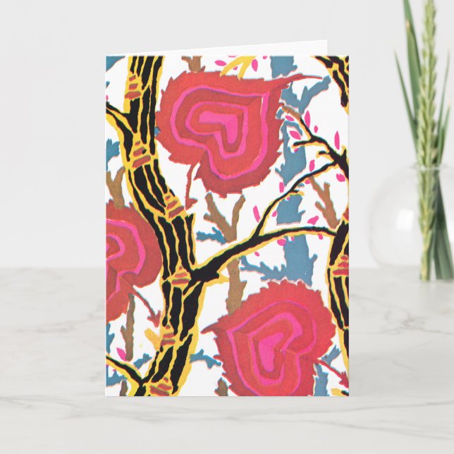 Deco Hearts Card (Front)