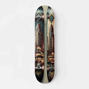  "Deco Luxury Hotel Deck" Skateboard