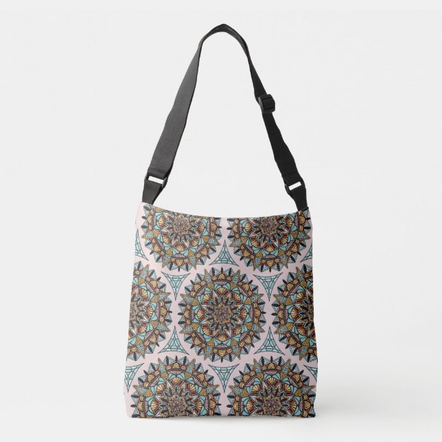 Deco Mandala Pattern Tote Bag (Front)