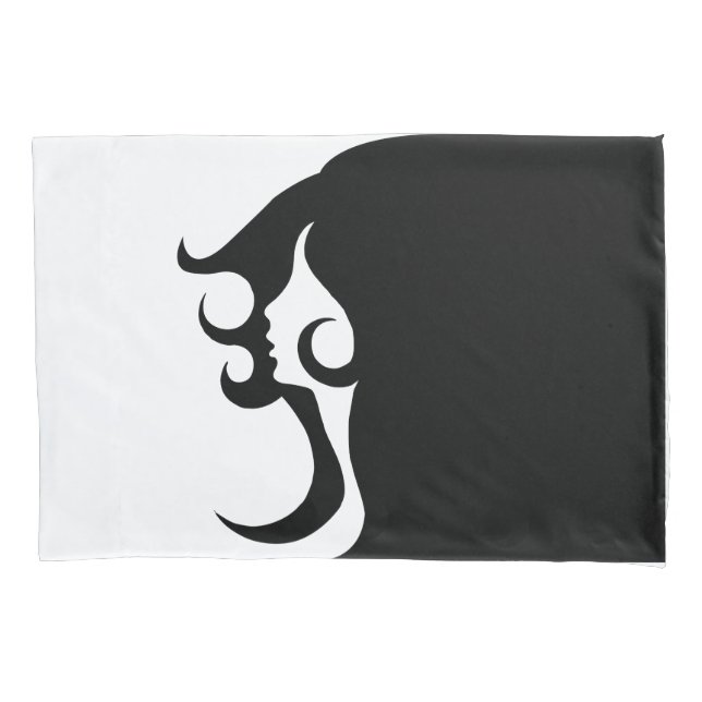 Deco Mod Woman Pillowcase (Front)