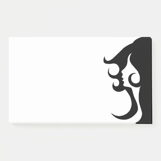 Deco Mod Woman Post-it Notes (Front)