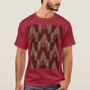 Deco Pattern With Flower And Spire T-Shirt