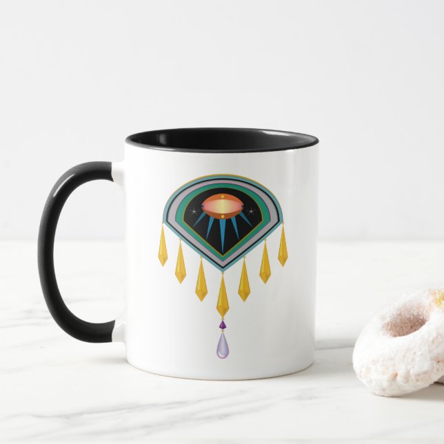 Deco Space Egg Mug 11oz. (With Donut)