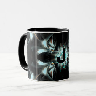 Deco Star with monogram Mug