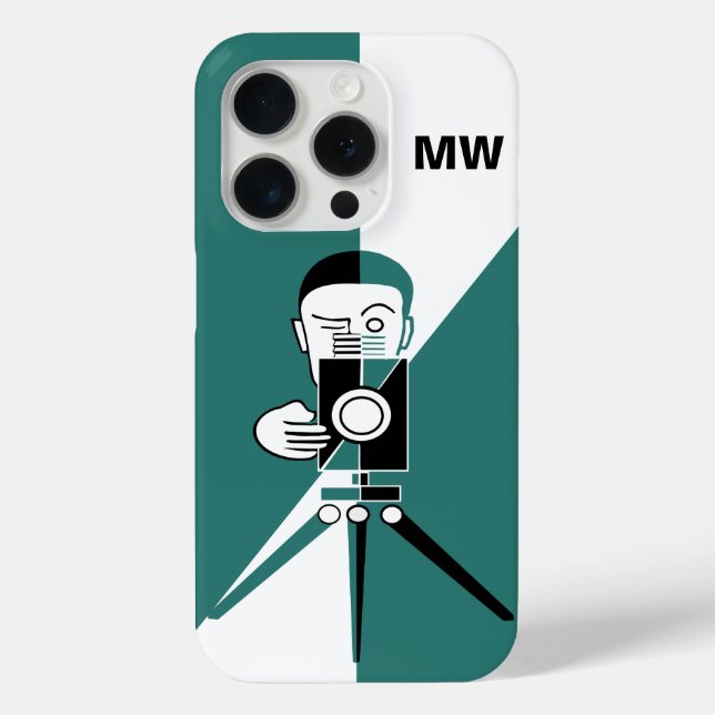 Deco style  photographer and camera Case-Mate iPhone case (Back)