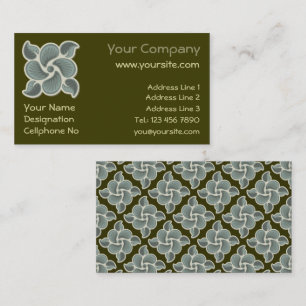 Deco tile 2 business card