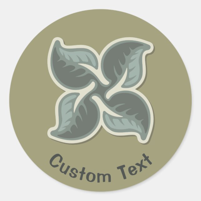 Deco Tile 3 Classic Round Sticker (Front)