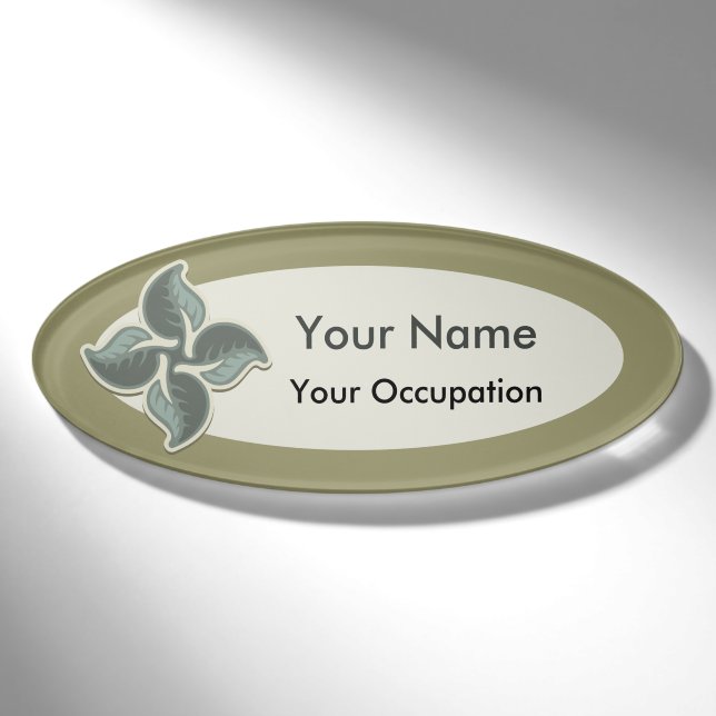 Deco tile 3 name tag (Front)