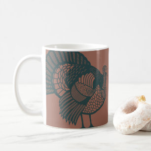 Deco Turkey Thanksgiving Toffee Colour Mug